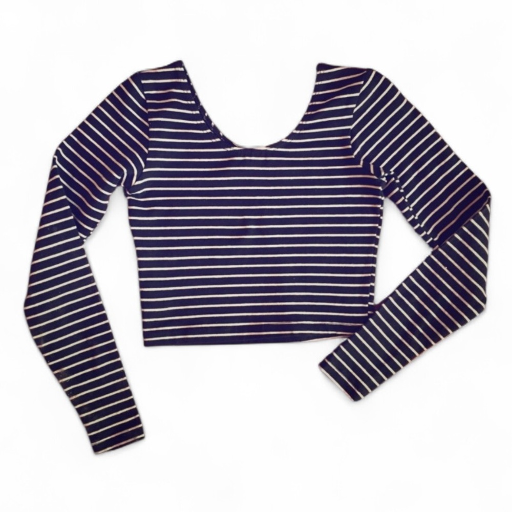 • American Apparel • NWOT Striped Crop Top